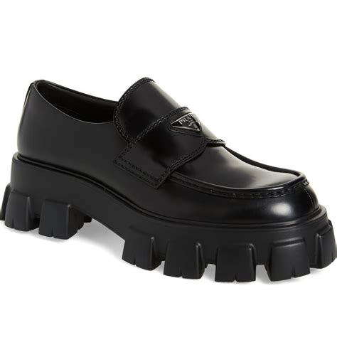 prada lug loafer